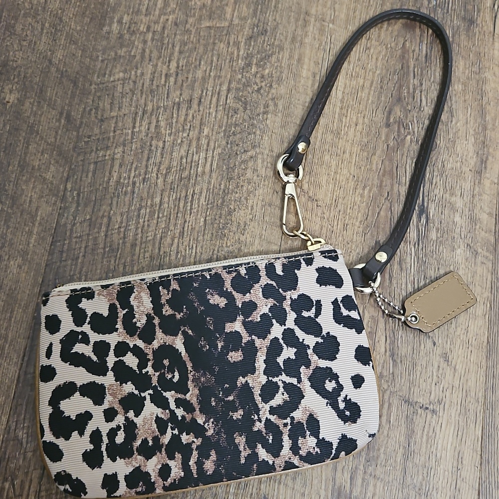 Coach Leopard Wristlet - Picture 2 of 5
